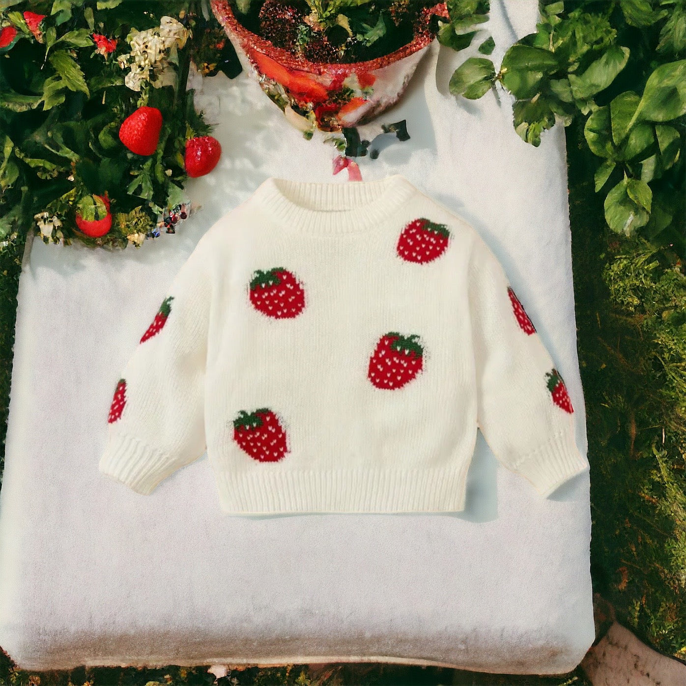 strawberry shortcake pullover