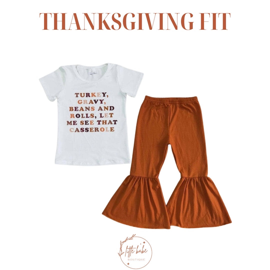 Girls thanksgiving set