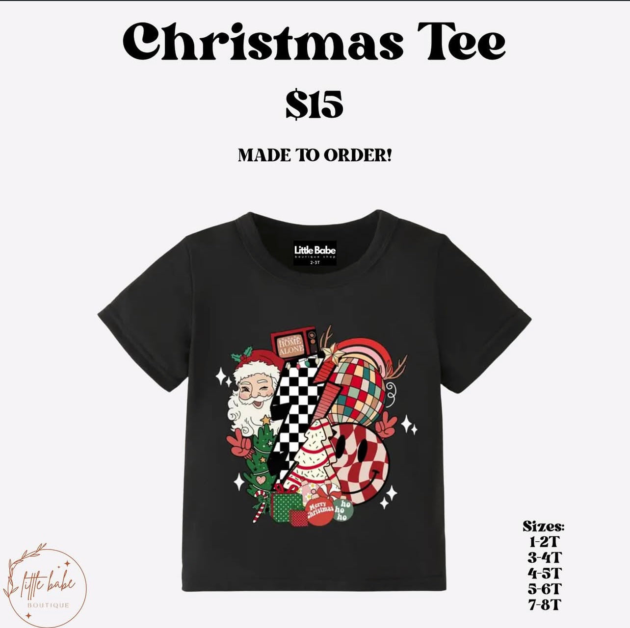 Girls Christmas Tee