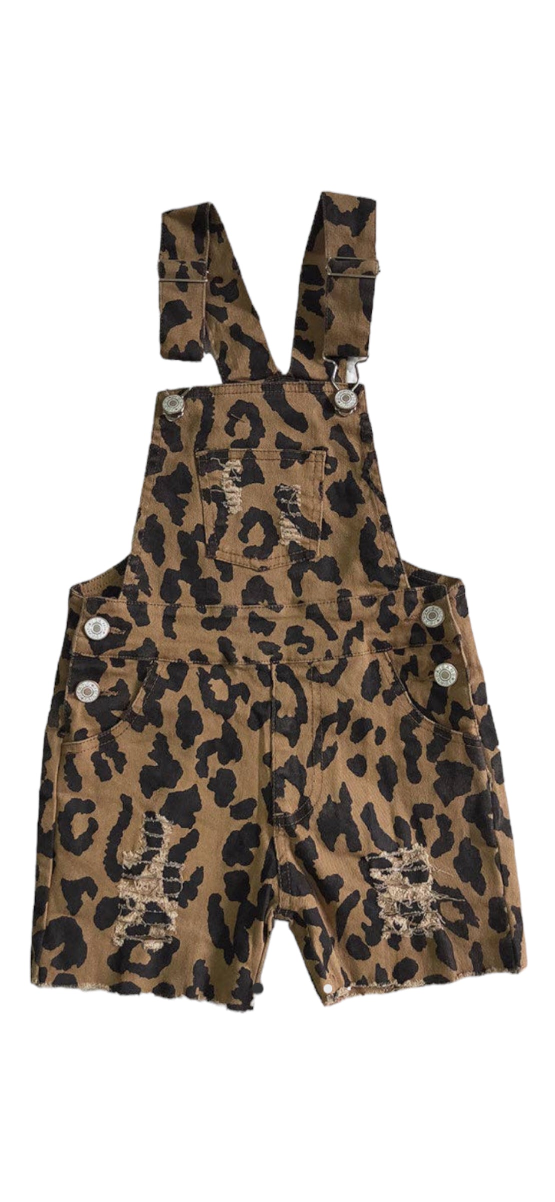 black and brown overalls