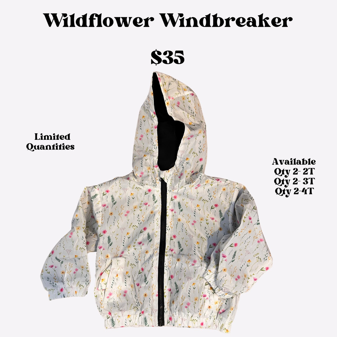 Wildflower windbreaker