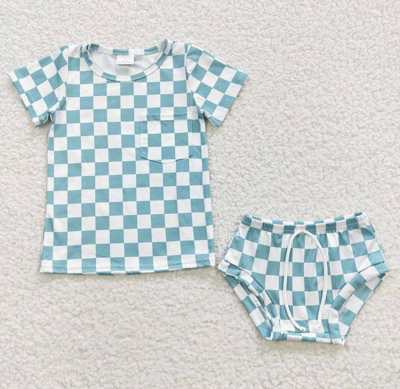 Checkered summer set